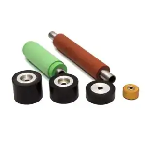 Rubber rollers and wheels
